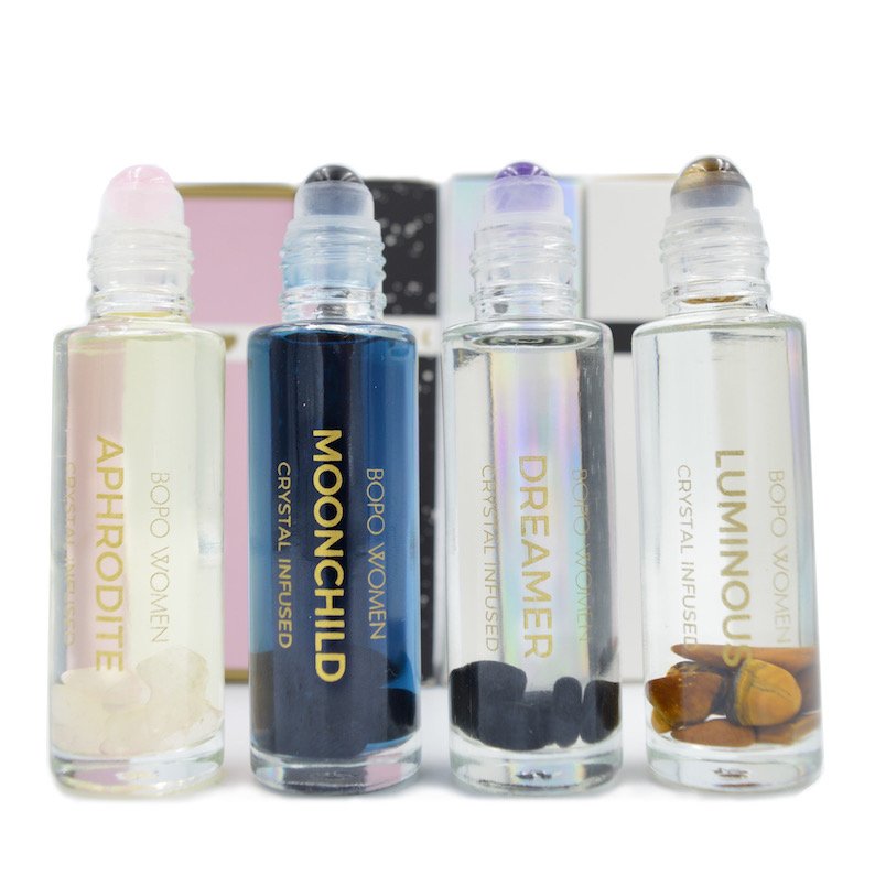 BOPO Women – Essential Oil Perfume Set – Roller Perfumes – White Earth