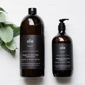 Olie Hand & Body Wash – Bergamot, Clary Sage + Geranium