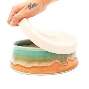 Coral Dreaming – Reusable Ceramic Travel Bowl with Lid