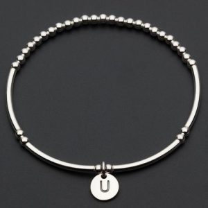 Love Letters U – Silver Bracelet