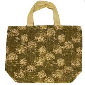 Natural Jute Reusable Grocer Bag – Protea