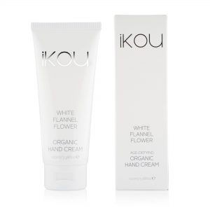 iKOU White Flannel Flower Organic Hand Cream