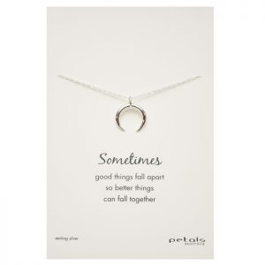 Crescent Moon Necklace – Sometimes