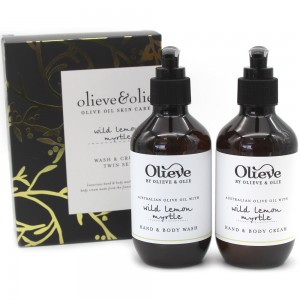 Olieve & Olie Wash & Cream Twin Set – 4 Blends