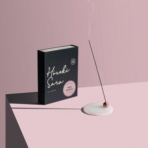 Hoseki Sara – Rose Quartz Crystal Incense Holder