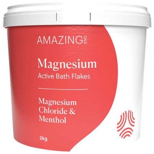 AMAZING OILS Magnesium Active Bath Flakes ( 2kg )