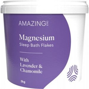 AMAZING OILS Magnesium Sleep Bath Flakes ( 2kg )