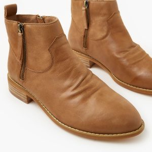 Danny Leather Boot – Tan
