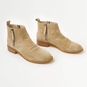 Danny Boot – Ivory Suede