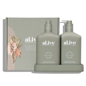 Al.ive Body – Green Pepper and Lotus Wash and Lotion Duo Pack