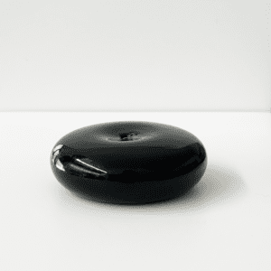Glass Vessel Incense Holder – Black