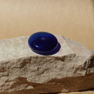 Glass Vessel Incense Holder – Cobalt