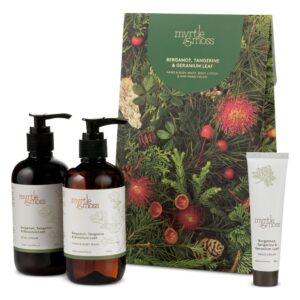 Myrtle & Moss Christmas Trio – Bergamot, Tangerine & Geranium