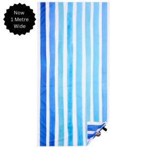 Tall Sand Free Beach Towel – Bondi Blue