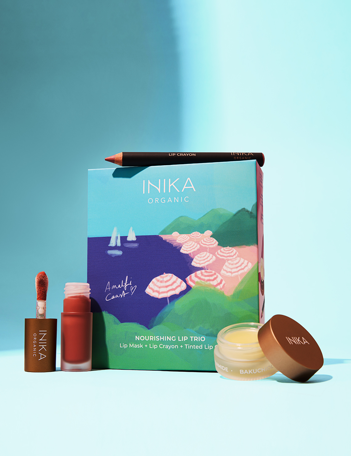Inika Organic Nourishing Lip Trio Gift Set