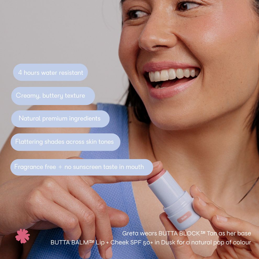 SOL SISTA Butta Balm™ Mineral Lip & Cheek Balm SPF 50+ - Image 4