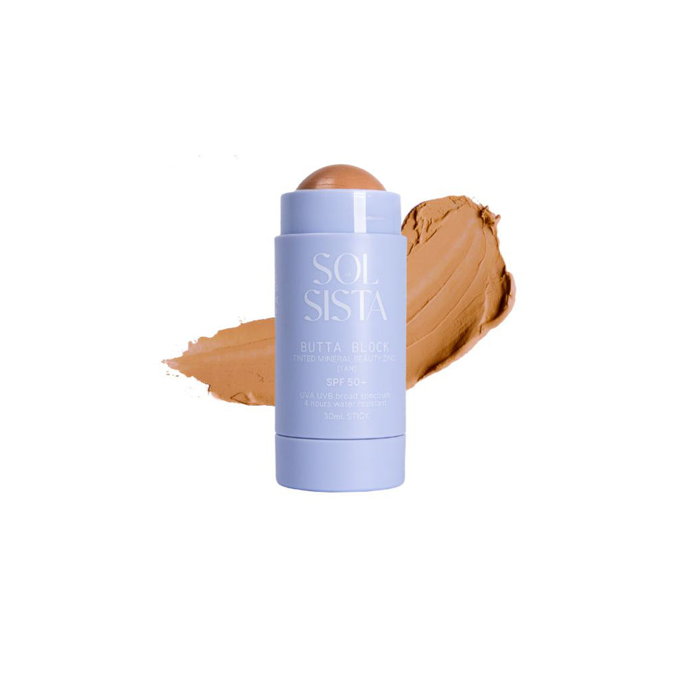 SOL SISTA Butta Block Tinted Mineral SPF 50+ Sunscreen Balm - Image 5