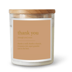 Thank You – GOLDIE Dictionary Soul Candle