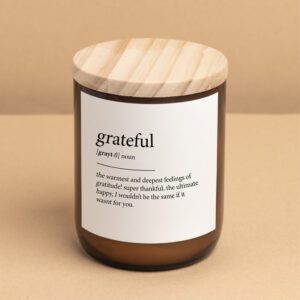 Grateful – Dictionary Meaning Candle