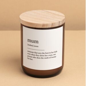 Mum – Dictionary Meaning Candle