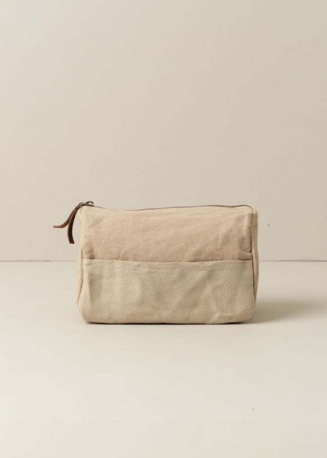 SAARDE -Journey Cotton Canvas Toiletry Bag - Image 3