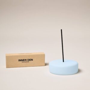 Frosted Glass Holder Large – Blue