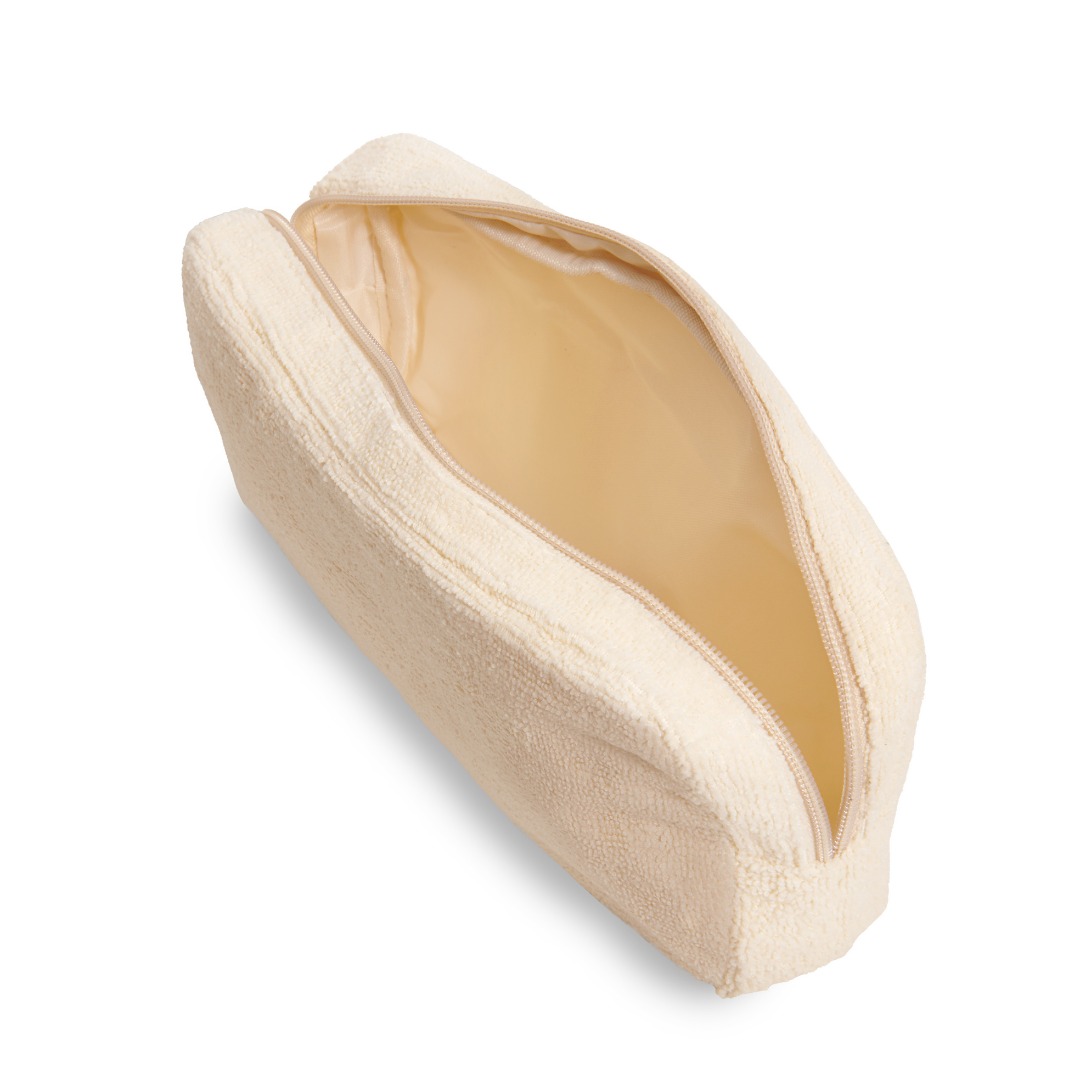 Terry Towelling Pouch - Beige - Image 2